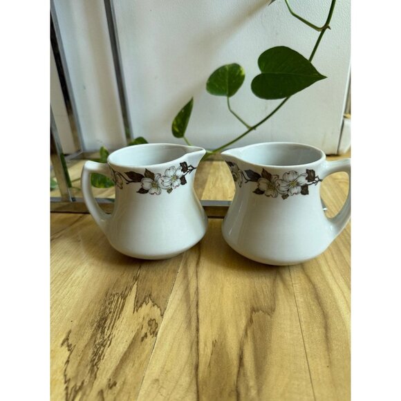 Shenango China Floral Creamer Pitchers – Set of 2 - Picture 1 of 7